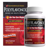 Polyflavonol Ear Health Formula bottle with label
