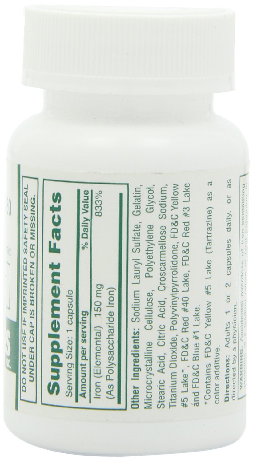 Illustration of polysaccharide-iron complex used in Poly Iron Capsules 150 mg 185-01
