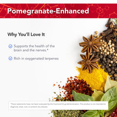 Pomegranate-enhanced NeuroAid formula highlight.