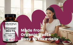 Nutrition facts label on Pomona Wellness bottle
