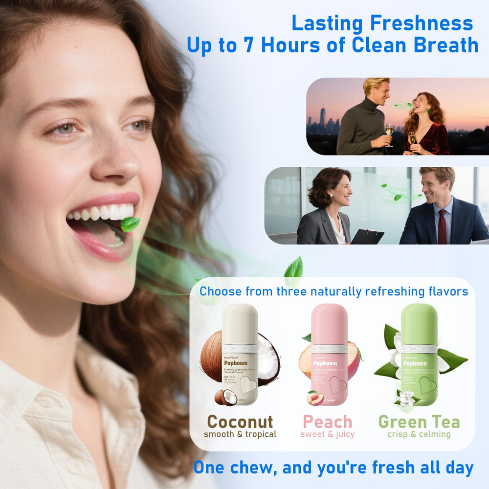 Probiotic balance and oral health concept imagery