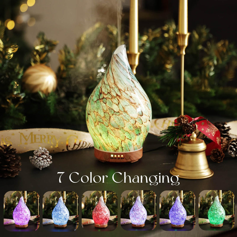 Ultrasonic mist emitting from Porseme diffuser