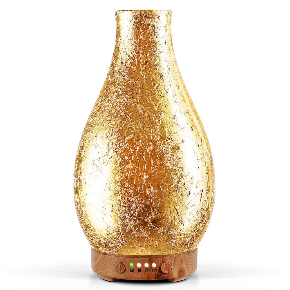 Porseme 100ml Gold-Plated Volcano Diffuser - front view