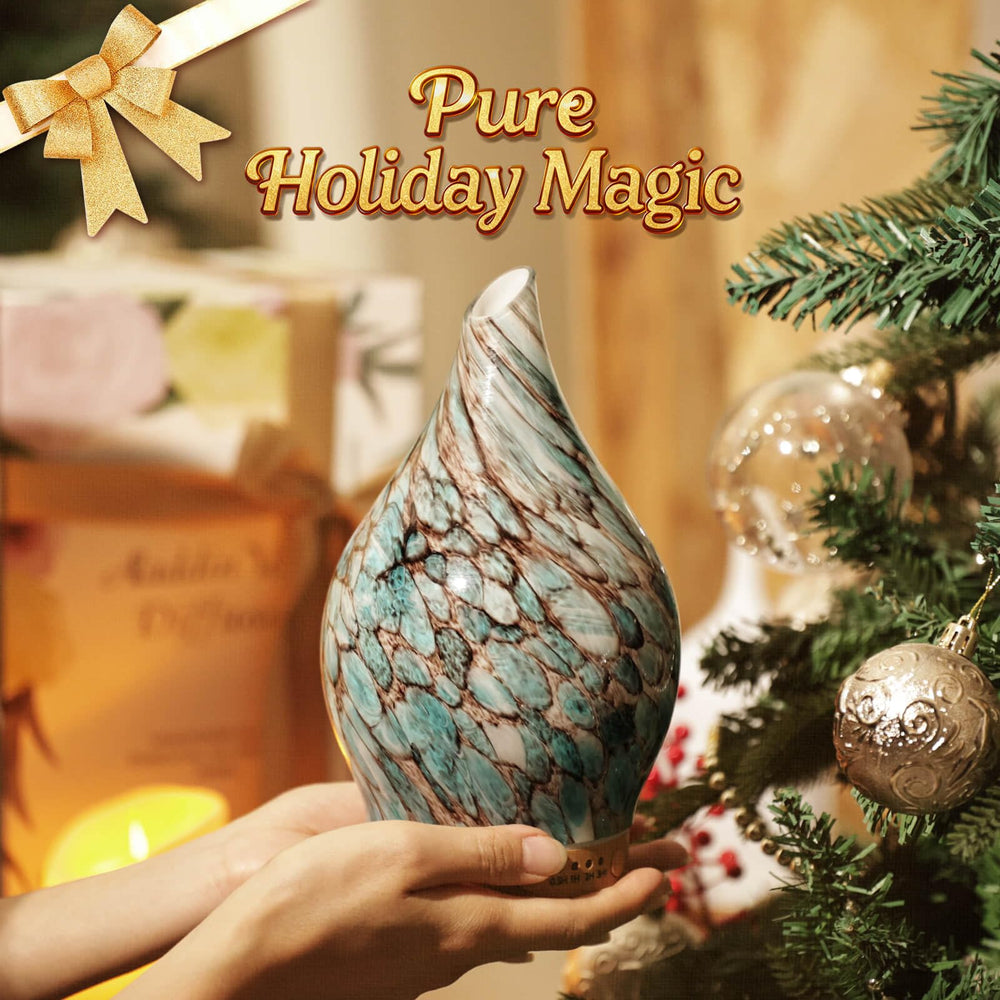 Porseme diffuser in a bedroom ambiance for sleep and relaxation