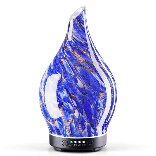Porseme 150ml glass diffuser in deep blue color