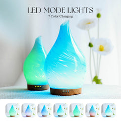 Diffuser illuminated with color-changing LED lights