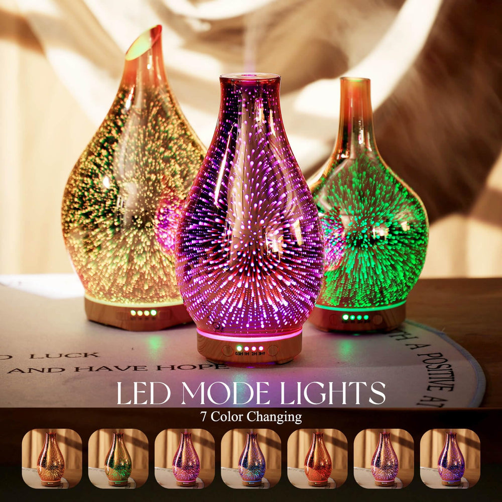 Ultrasonic cool mist diffuser in a living space