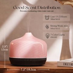 Star-shaped glass cover on Porseme diffuser
