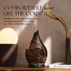 Handmade glass Porseme diffuser with star-shaped cover