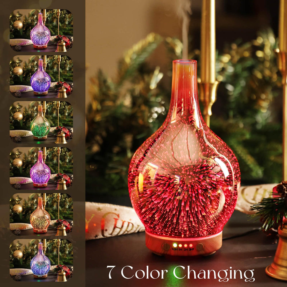 Firework 3D glass cover detail of Porseme diffuser