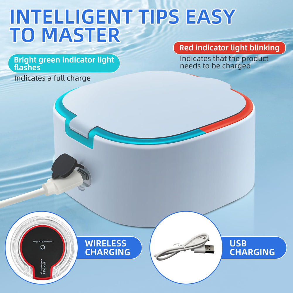 Portable compact cleaning case with mirror
