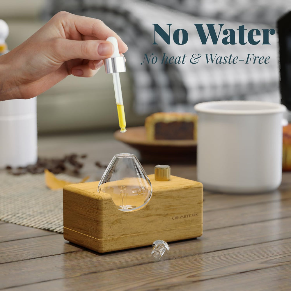 Portable rechargeable oil diffuser with compact design