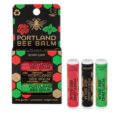 Portland Bee Balm unscented lip balm tube for daily hydration