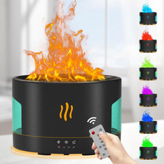 POSVIU 450ml flame diffuser in white, front view