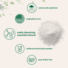 Back packaging of potassium chloride powder 1 kg