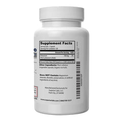 Purity and additives-free claim on product label