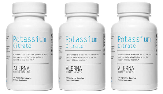 Potassium Citrate 99 mg - 3-pack vegan capsules - product hero image