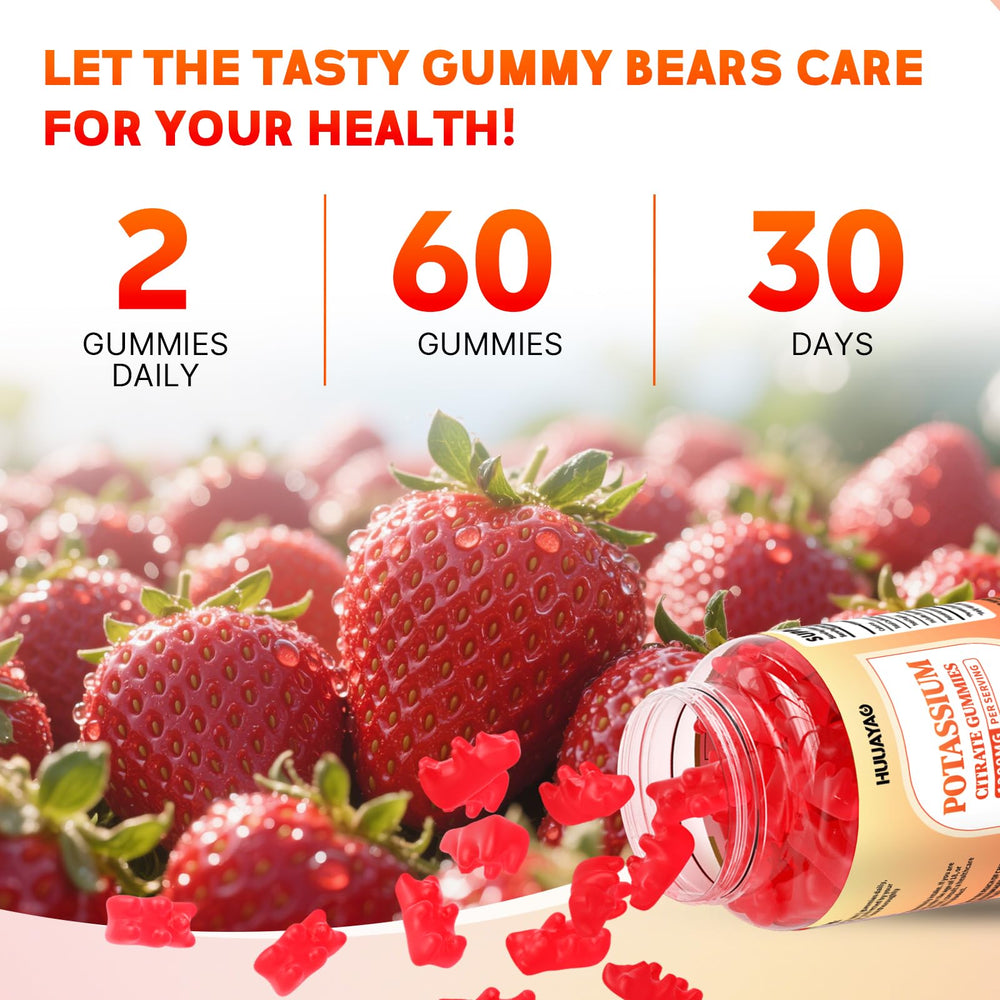Adults taking potassium citrate gummy for daily supplementation