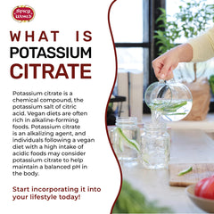 USA-made packaging of Spicy World potassium citrate
