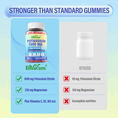 Two-pack bottle of potassium gummies
