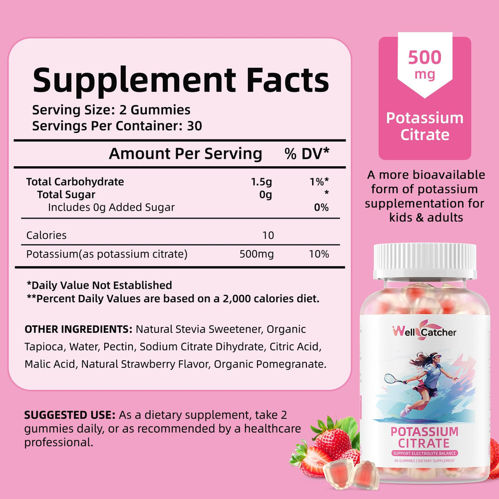 Serving suggestion: two potassium gummies