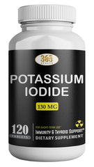 Potassium Iodide 130 mg KI tablets bottle label
