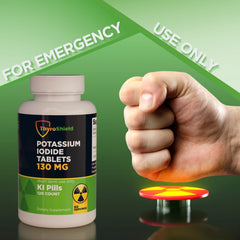 Radiation preparedness concept with potassium iodide pills