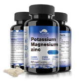 Bottle of Potassium Magnesium 1000mg supplement with 60 capsules