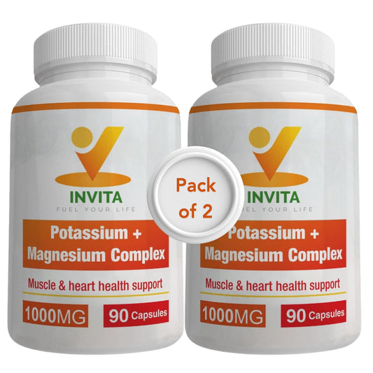 Potassium Magnesium Complex 1000 mg bottle label front