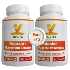 Potassium Magnesium Complex 1000 mg bottle label front