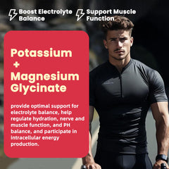 Nutrition label showing magnesium glycinate, potassium citrate, vitamin D3 and B6