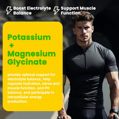 Close-up of potassium magnesium gummies