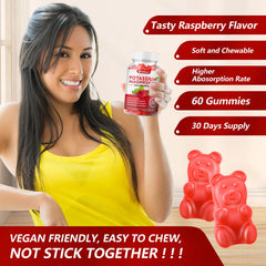 Gummies suitable for adults and kids in a white bowl