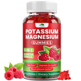 VPKIN Potassium Magnesium Gummies Raspberry Flavor bottle front