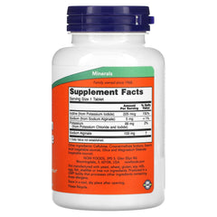 Now Foods Potassium Plus Iodine 180 Tablets – bottle and packaging