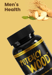 Potency Wood bottle containing 60 capsules