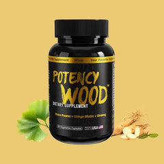Made in USA Potency Wood supplement box