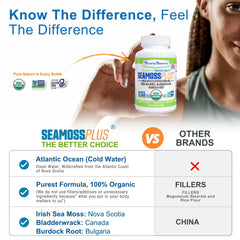 Burdock root used in SeaMoss Plus