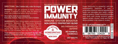 Illustration showing Power Immunity dosage schedule.