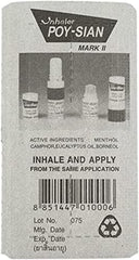 POY-SIAN Mark II pocket-size inhaler; fits easily in hand or pocket.