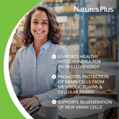 Graphic illustrating PQQ enhances mitochondrial energy