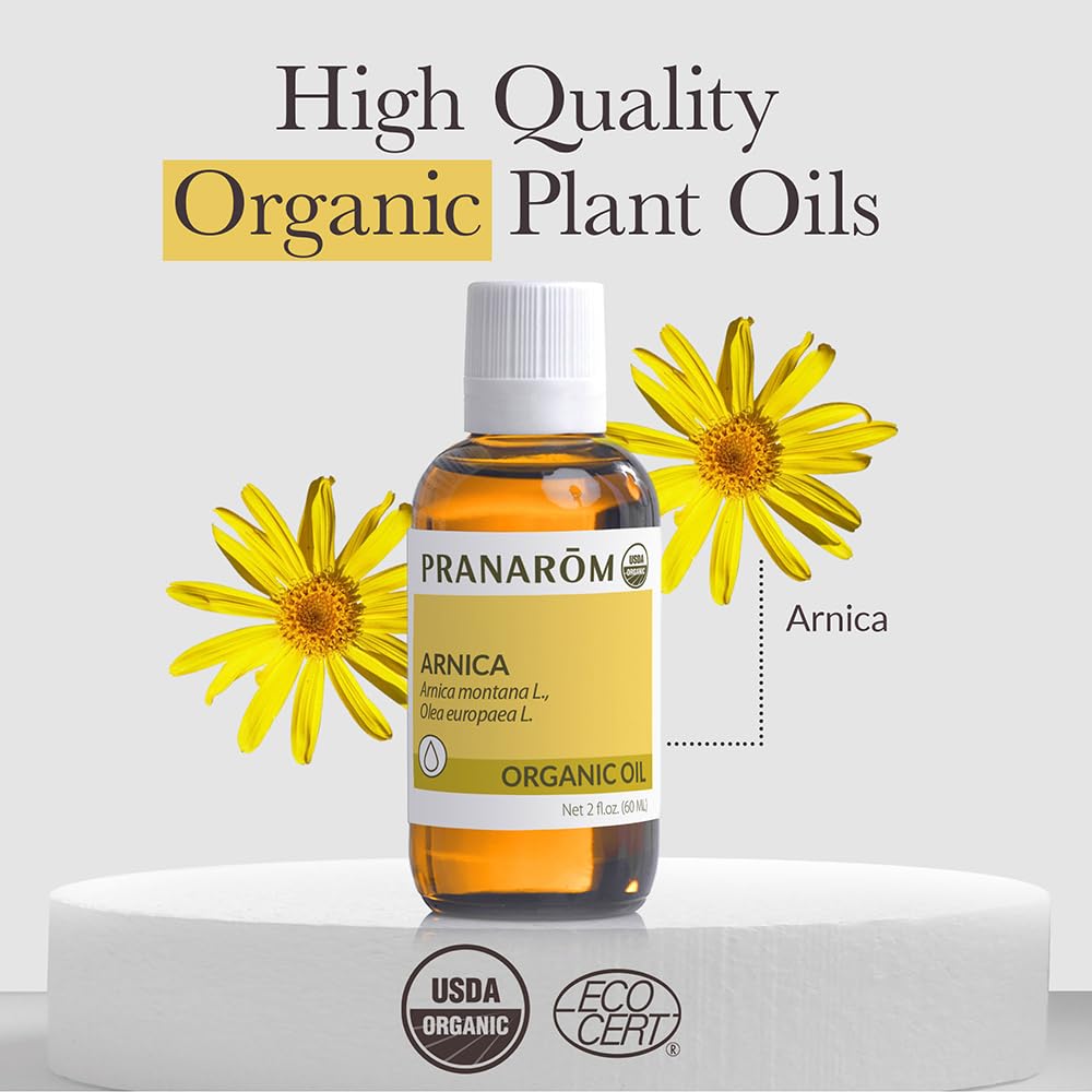 Arnica Oil absorbing into skin during application