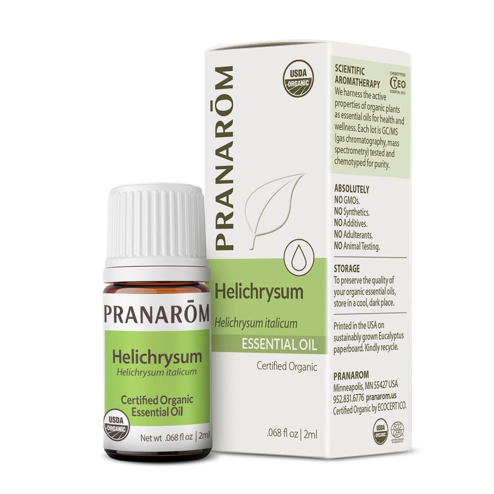 Pranarom Helichrysum essential oil bottle with 2ml size