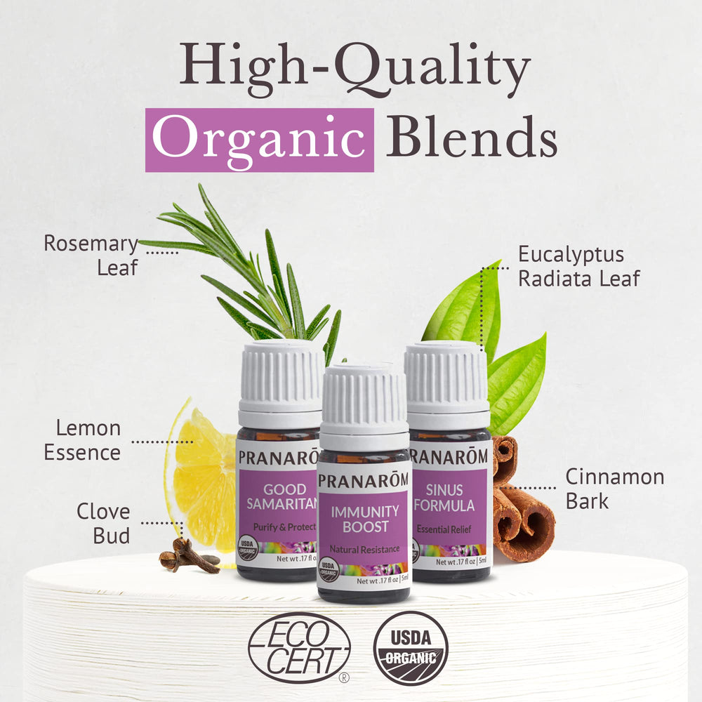 USDA Organic and ECOCERT certifications on the packaging