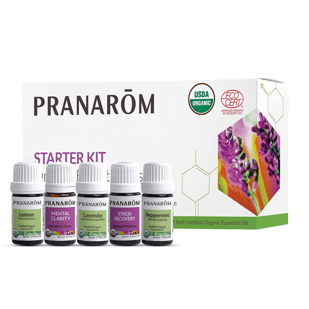 Lavender essential oil 5ml bottle from Pranarom starter kit