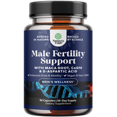 Product bottle of Pre-Conception Male Fertility Supplement
