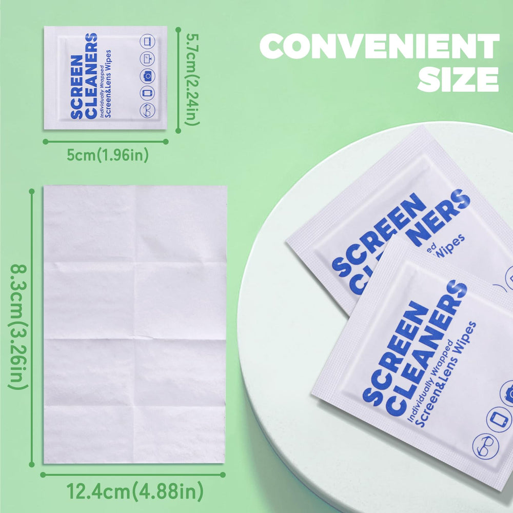 Pre-moistened lens cleaning wipes for camera and lenses