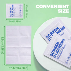 Pre-moistened lens cleaning wipes for camera and lenses