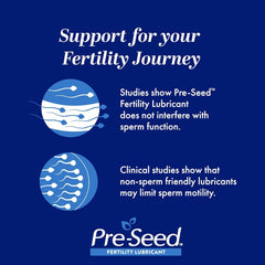 Pre-Seed texture close-up reveals silky consistency for intimacy.