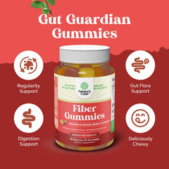 Gummy vitamins packaging showing Non-GMO and Vegan labels